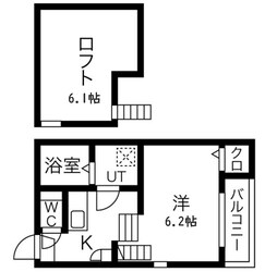 ハーモニーテラス名駅南の物件間取画像